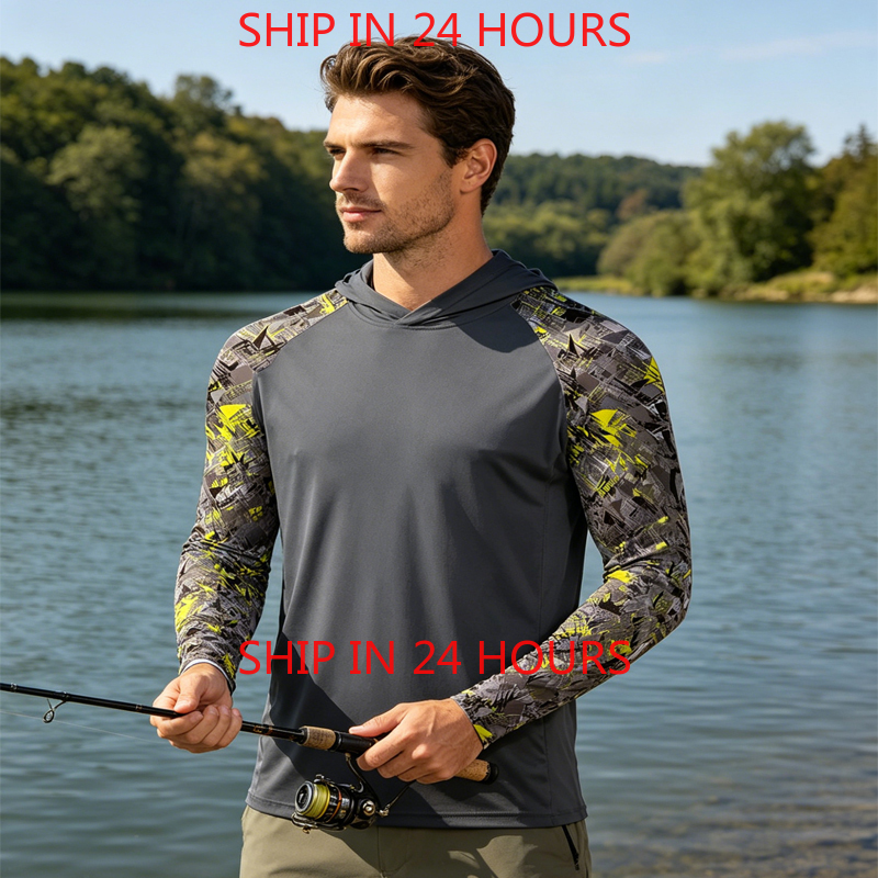 Fishing Shirt Uv Protection - Fishing Clothing Performance Fishing Hoodie Uv