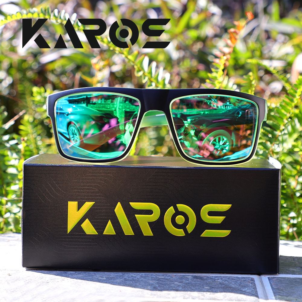 Fishing Sunglasses Polarized - KAROS Fashion Square Polarized Sunglasses Men
