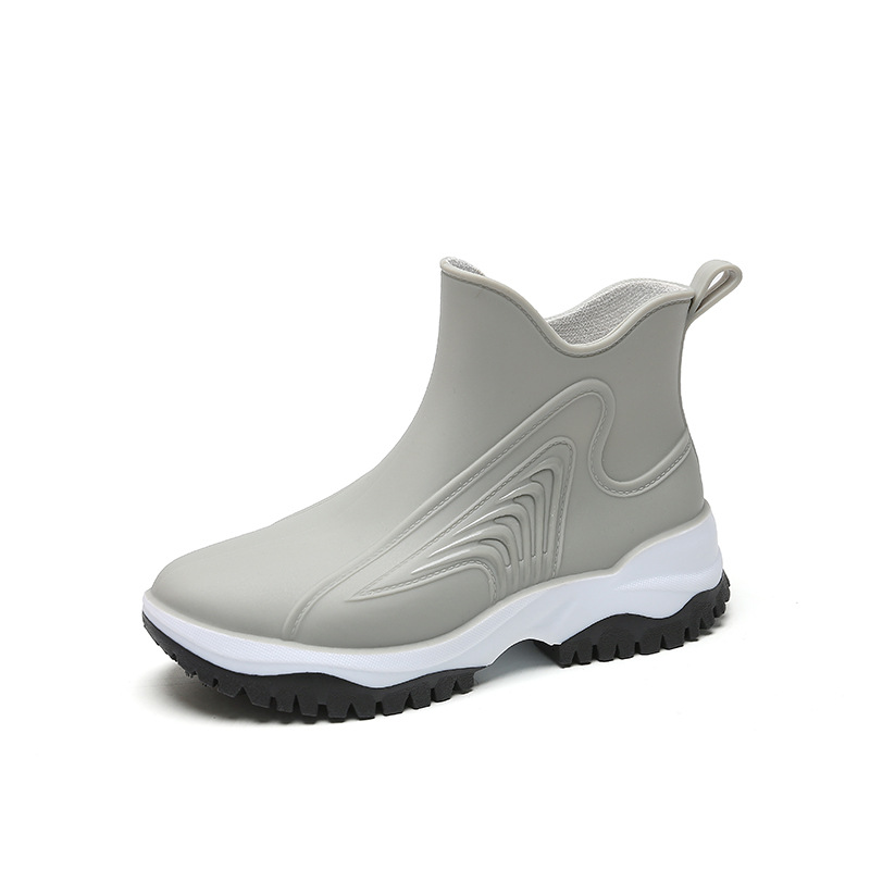 Fishing Waders - Women Rainboots Slip-on Waterproof Girls Ankle