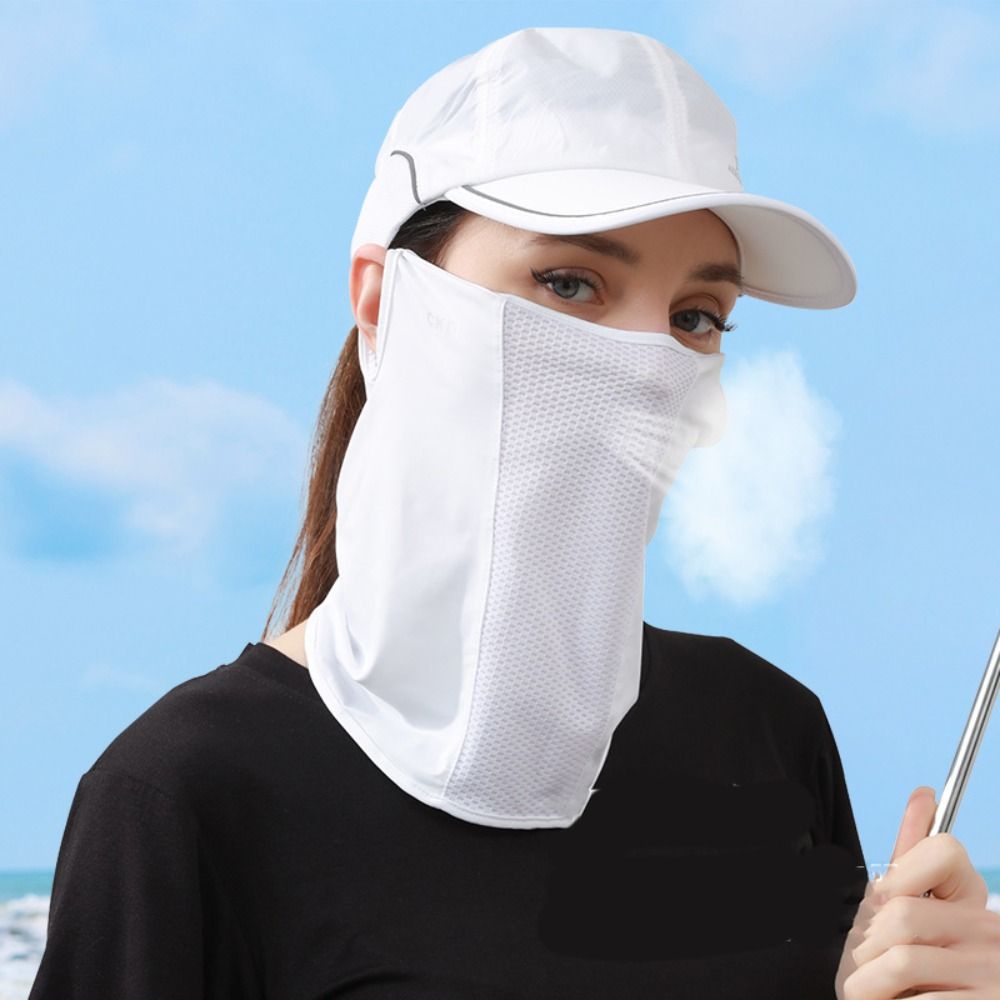 Solid Color Ice Silk Mask UV P – обзор и цена Fishing Mask Sun Protection