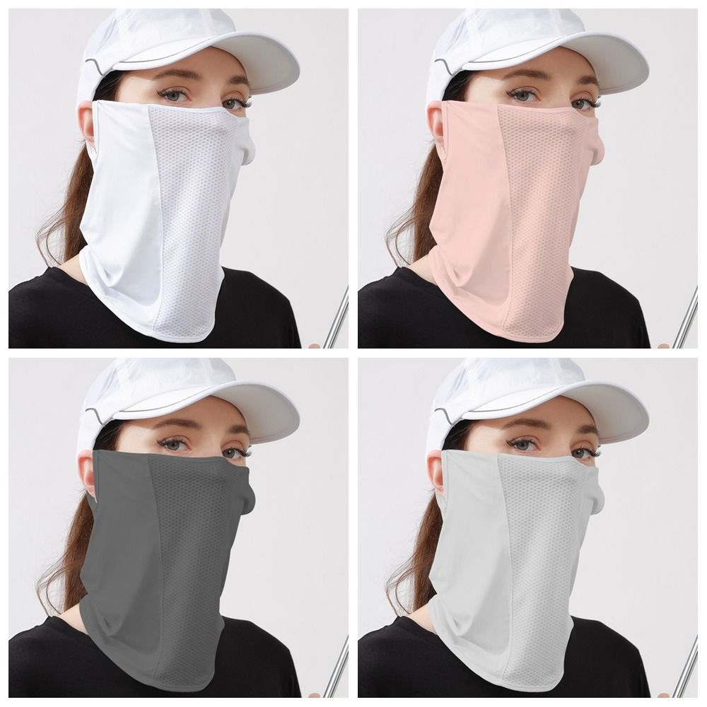 Solid Color Ice Silk Mask UV P – обзор и цена Fishing Mask Sun Protection