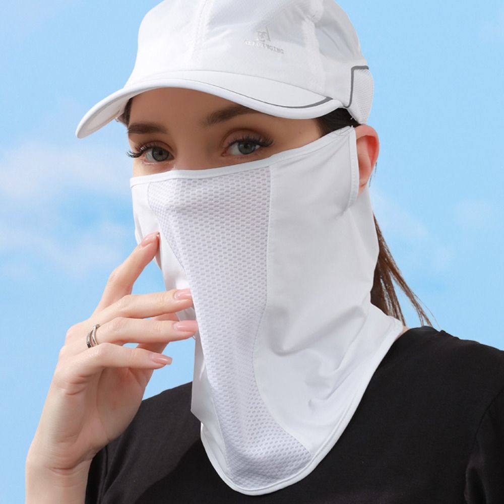 Solid Color Ice Silk Mask UV P – обзор и цена Fishing Mask Sun Protection