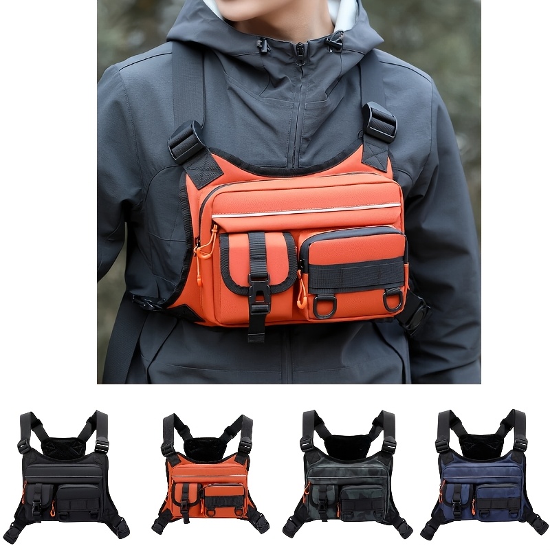 Men's Tactical Chest Bag, Runn – обзор и цена Fishing Vest