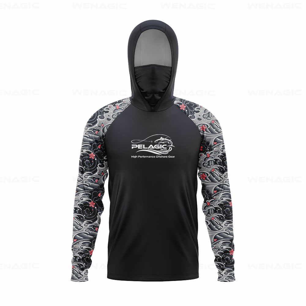 pelagic gear Men Hood Fishing  – обзор и цена Fishing Shirt Uv Protection