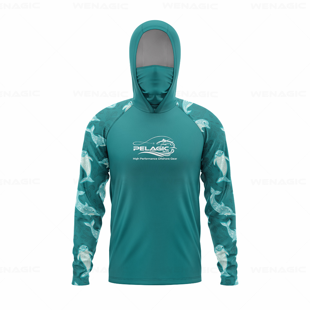 pelagic gear Men Hood Fishing  – обзор и цена Fishing Shirt Uv Protection