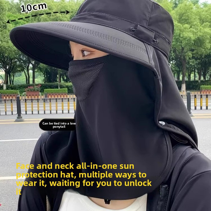 Full Coverage Sun Hat with Fac – обзор и цена Fishing Mask Sun Protection