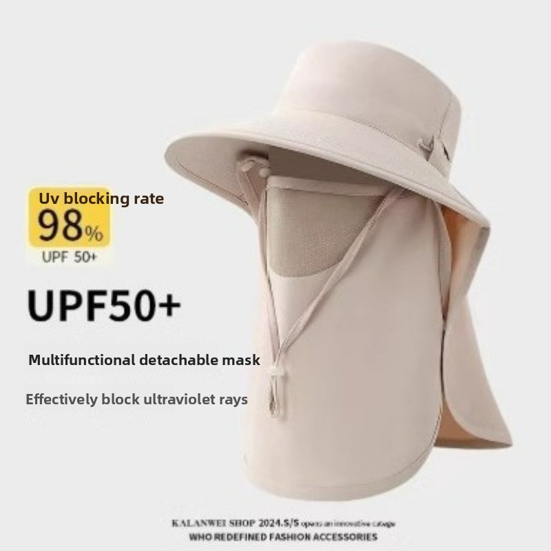 Full Coverage Sun Hat with Fac – обзор и цена Fishing Mask Sun Protection