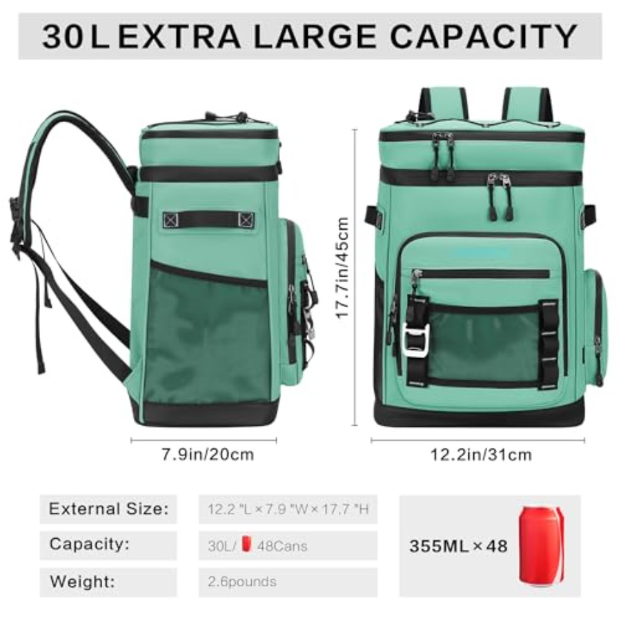 Large Waterproof Insulated Coo – обзор и цена Fishing Backpack