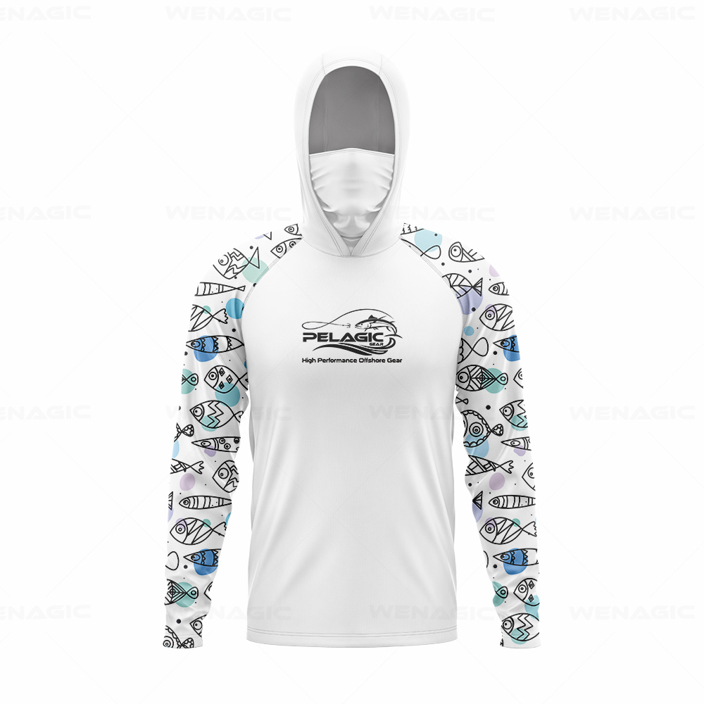 pelagic gear Men Hood Fishing  – обзор и цена Fishing Shirt Uv Protection