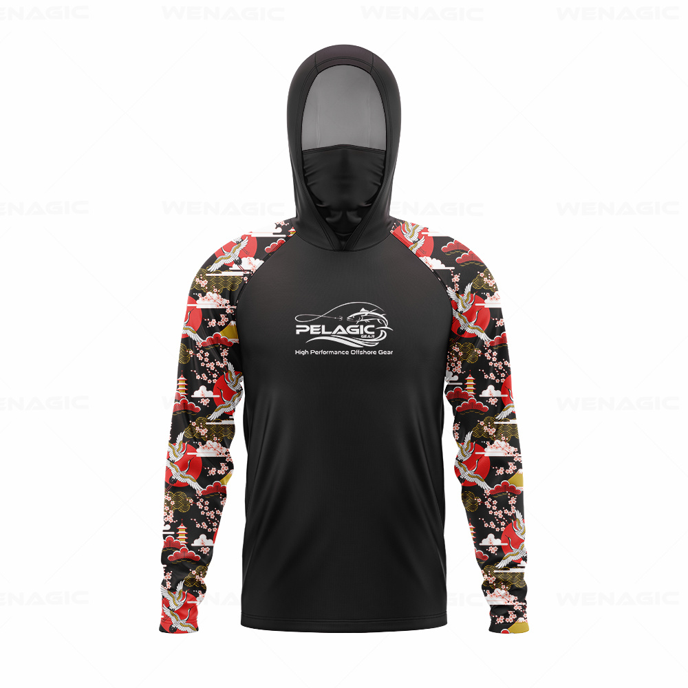 pelagic gear Men Hood Fishing  – обзор и цена Fishing Shirt Uv Protection