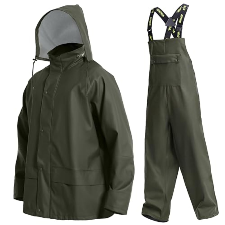 Mens PRO Workwear 3-Piece Wate – обзор и цена Fishing Rain Suit