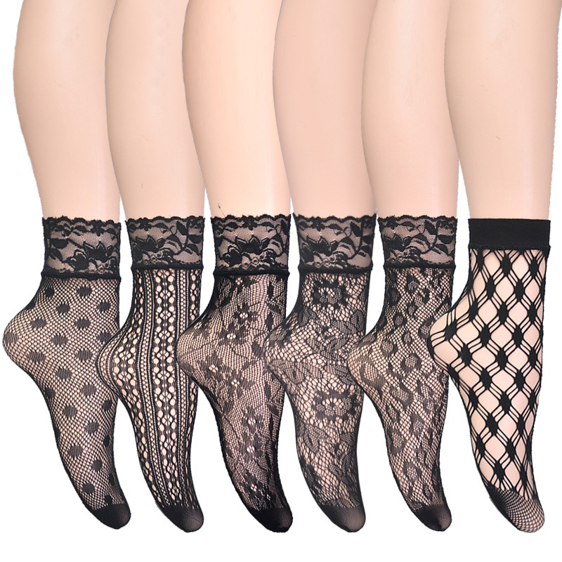 6-Pair /Set Summer Black White – обзор и цена Fishing Socks