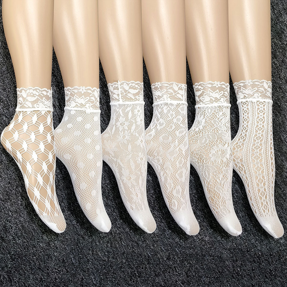 6-Pair /Set Summer Black White – обзор и цена Fishing Socks