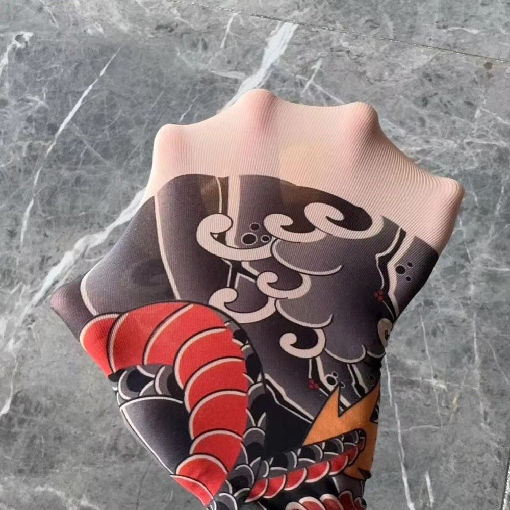 Full Leg Fake Tattoo Socks Pri – обзор и цена Fishing Socks