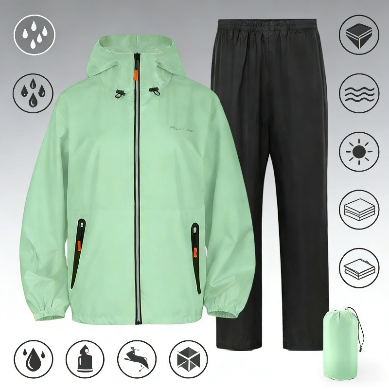 Waterproof Rain Suit Set Full  – обзор и цена Fishing Rain Suit