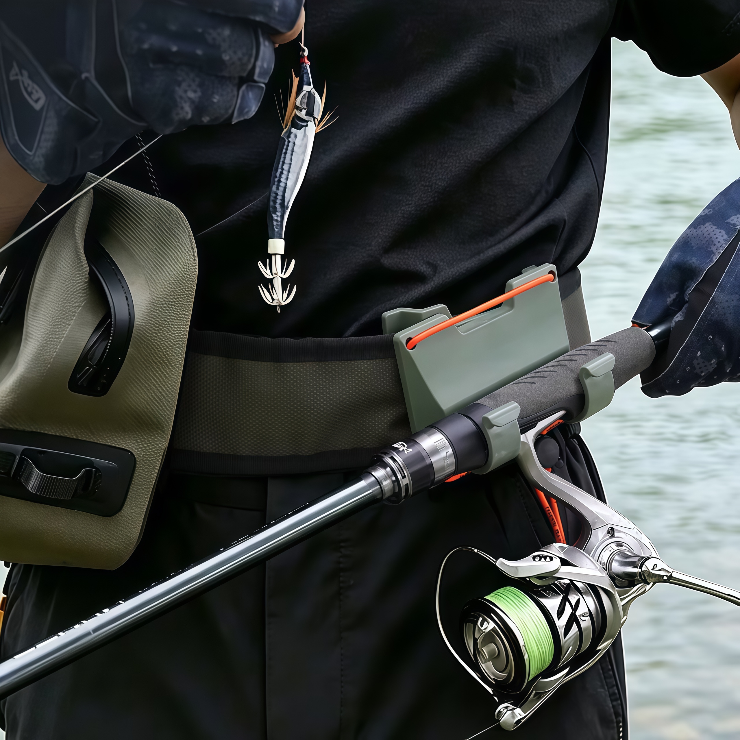 DEUKIO Outdoor Belt Clip Rod H – обзор и цена Fishing Belt