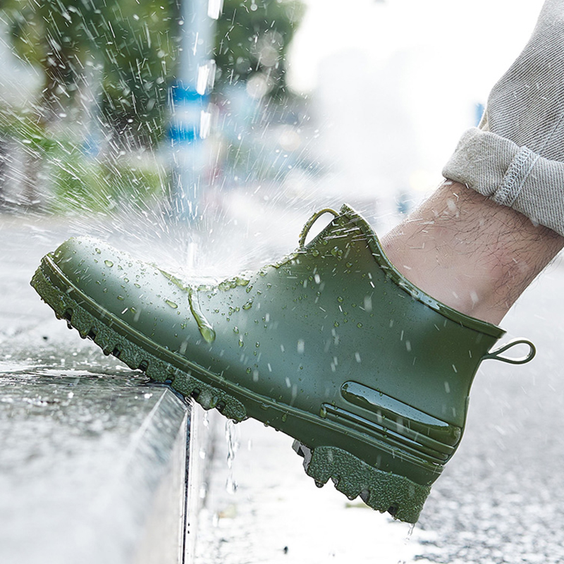 New Fashion Men Rain Boots Pla – обзор и цена Fishing Boots