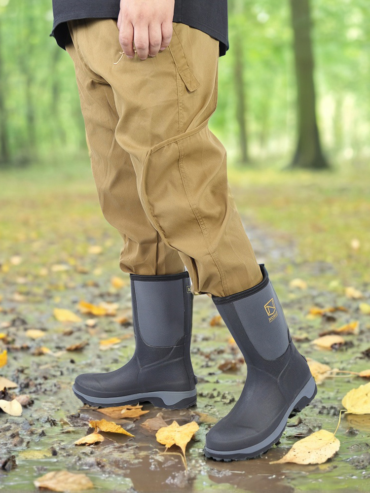 Men's Mid-Calf Waterproof Rain – обзор и цена Fishing Boots