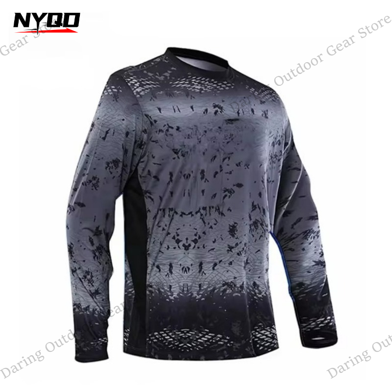 Men's Long Sleeve UPF 50+ Fish – обзор и цена Fishing Shirt Uv Protection