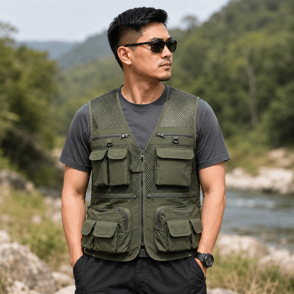 Durable with 16 Pockets Fishin – обзор и цена Fishing Vest