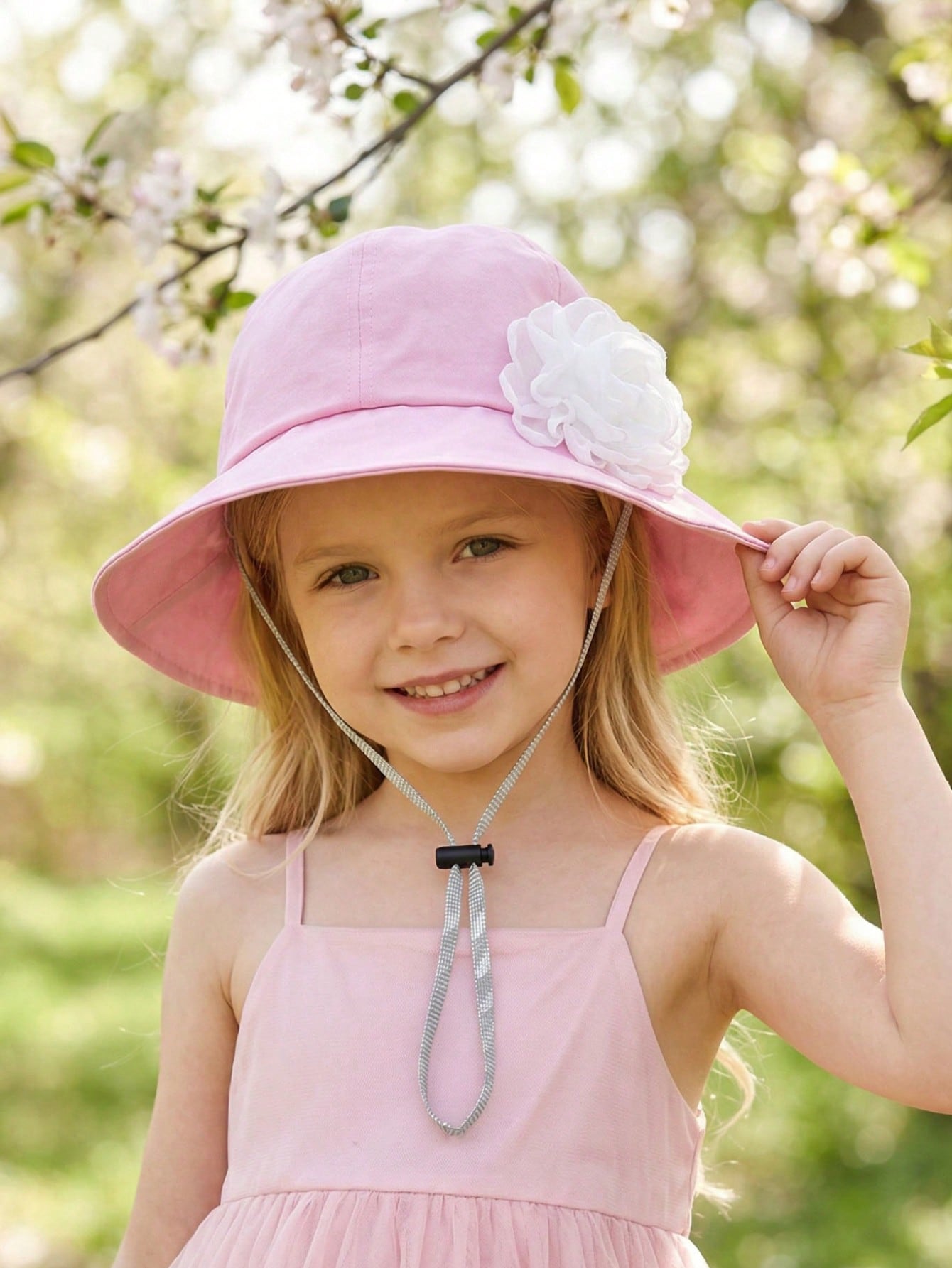 1Pc 3-8Y Girls White Big Flowe – обзор и цена Fishing Hat