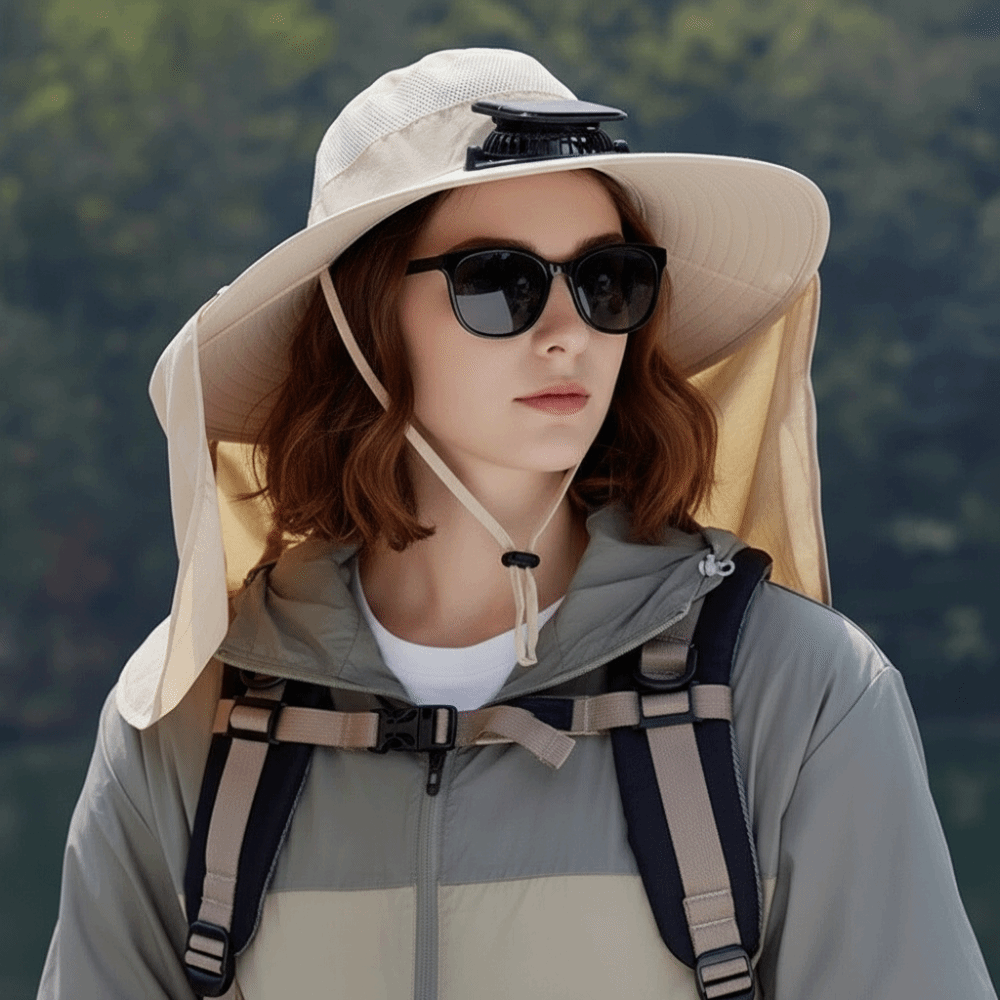 Gift UPF50+ Solar Fan Hat Wate – обзор и цена Fishing Hat
