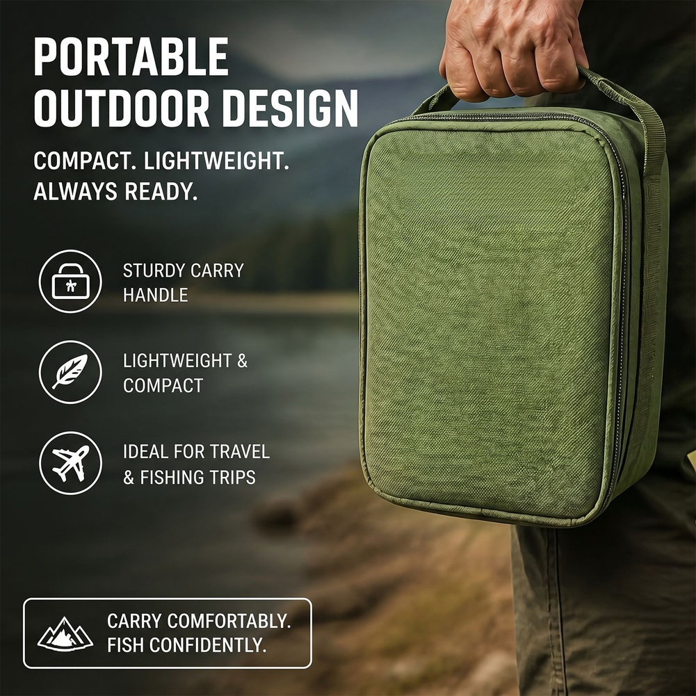 Green Fishing Tackle Storage B – обзор и цена Fishing Bag Waterproof