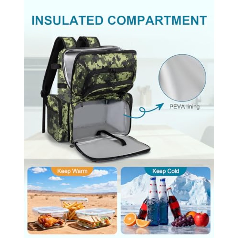 Fishing Backpack with Rod Hold – обзор и цена Fishing Backpack