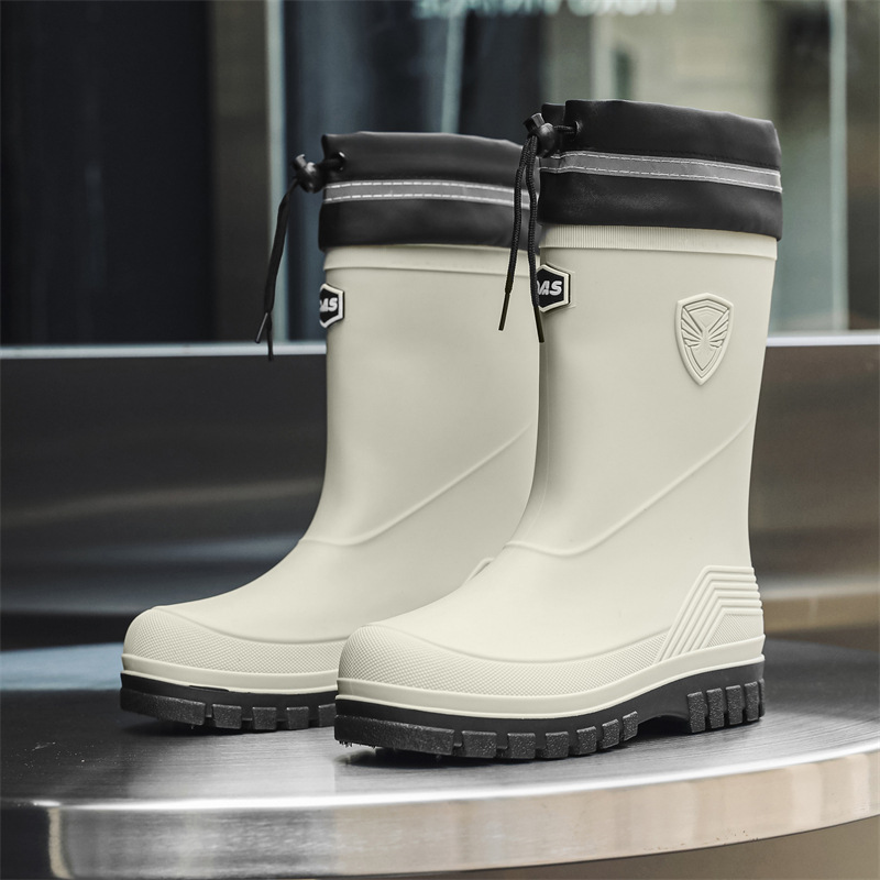 Fashion Men's Rain Boots Mid-C – обзор и цена Fishing Boots