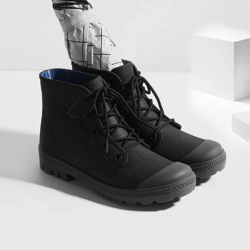 Winter Men Rain Boots Lace-up  – обзор и цена Fishing Waders