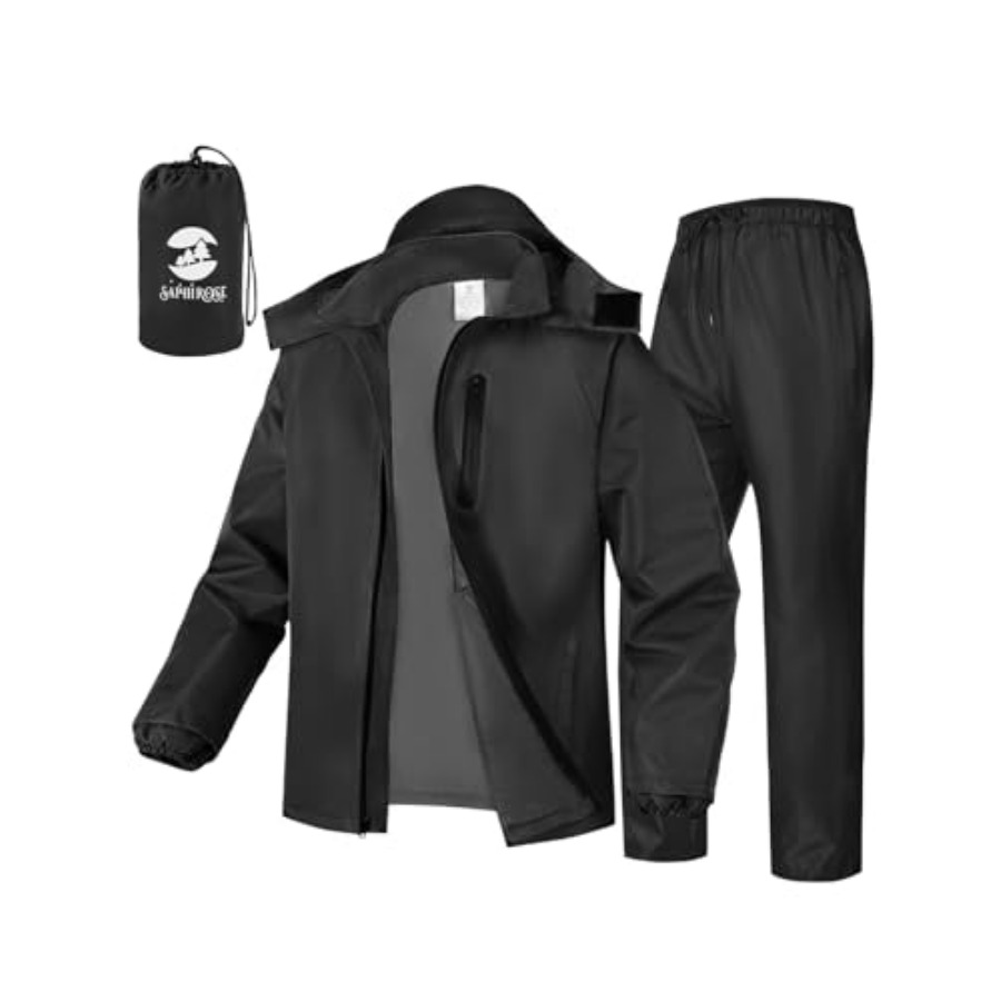 SaphiRose Men's Waterproof Rai – обзор и цена Fishing Rain Suit
