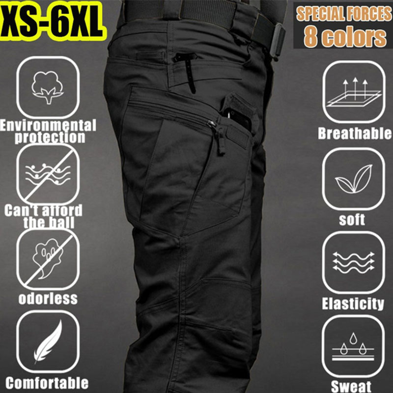 Men's Tactical Cargo Pants 6XL – обзор и цена Fishing Pants Waterproof