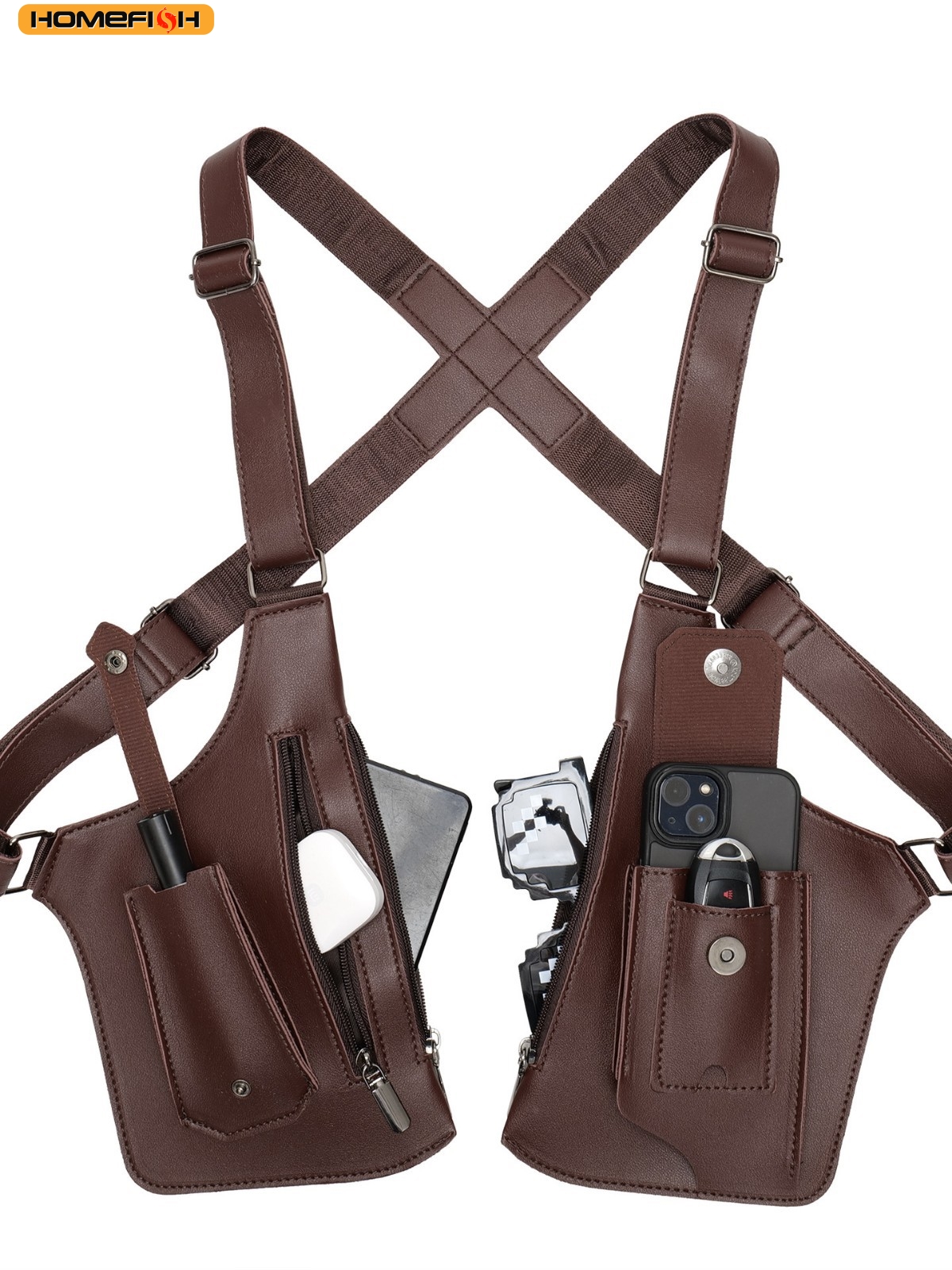 HOMEFISH Double Shoulder Strap – обзор и цена Fishing Bag Waterproof
